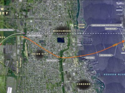 Hudson Tunnel Project Map