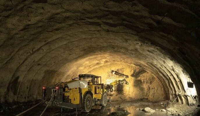 Railway Tunnel in Himalayas