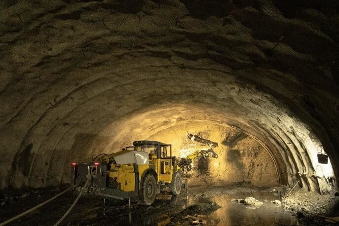 Railway Tunnel in Himalayas