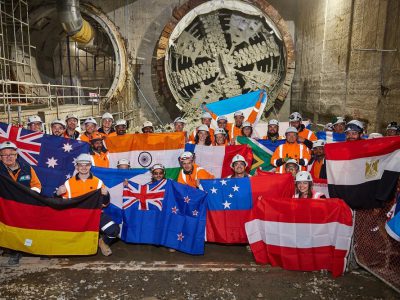 Tunnel Breakthrough in NZ’s Largest Transport Project