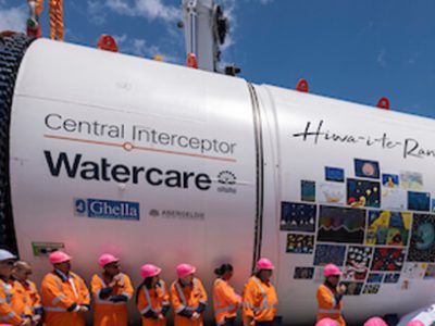 Watercare TBM in Auckland's Central Interceptor ject