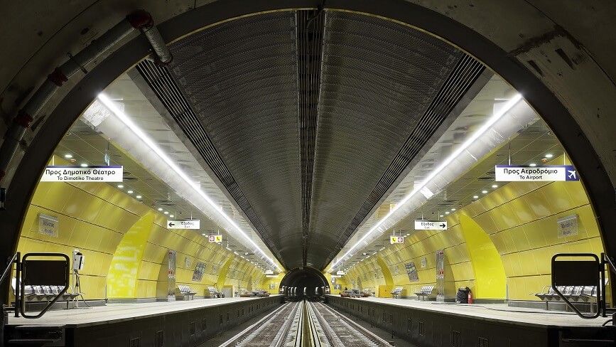 Athens Metro Line 3 Tunnel