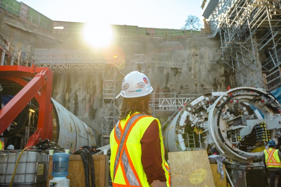 Broadway Subway Project Site