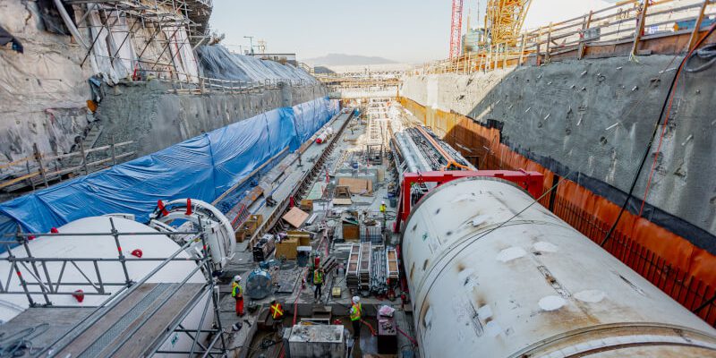 Broadway Subway Project Site