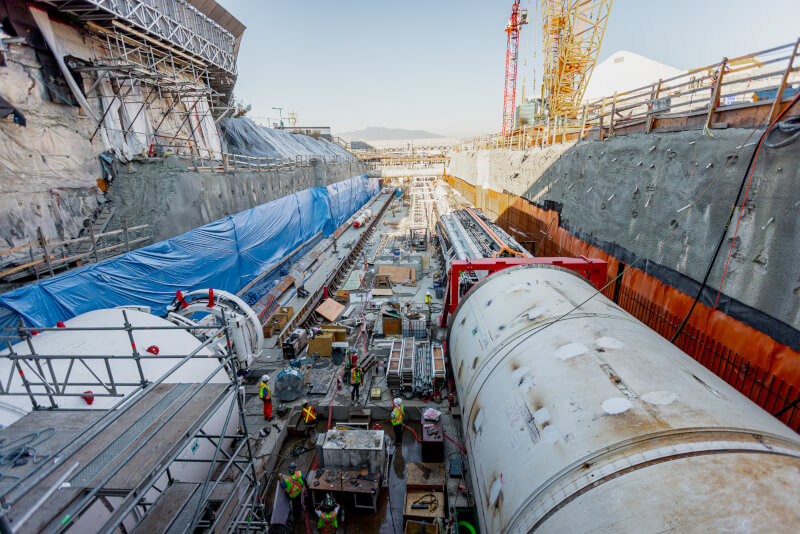 Broadway Subway Project Site