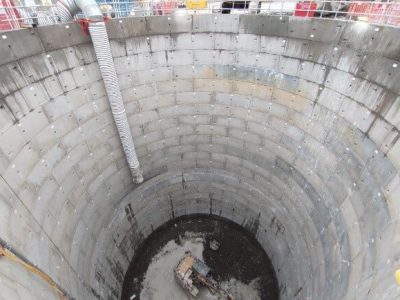 Circular Shaft Construction in London