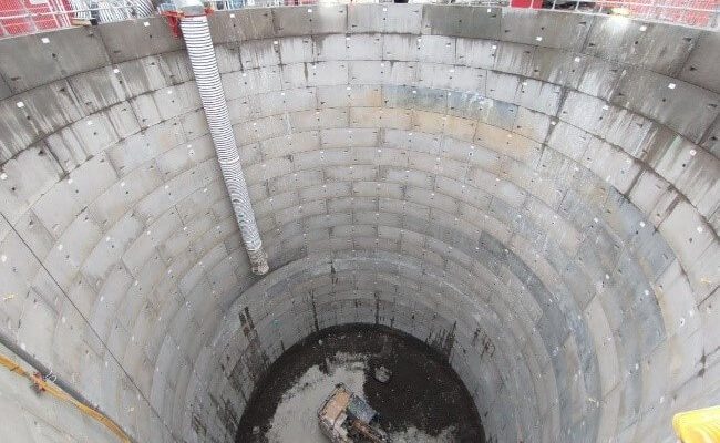 Circular Shaft Construction in London