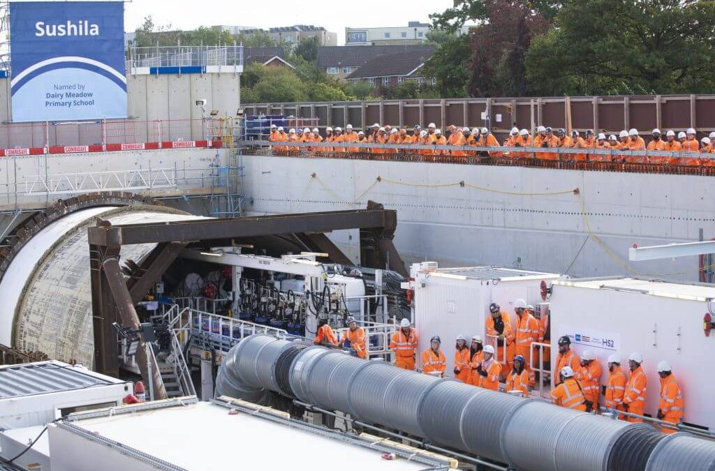 HS2 Launches First London Tunnelling Machine Sushila