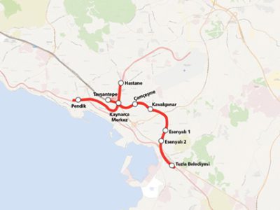 Kadıköy Metro Route