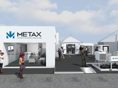 METAX Booth 3D Model Outter View