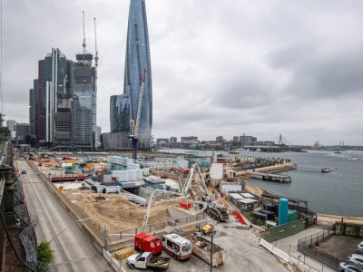 Sydney MetroBarangaroo Station Construction Site