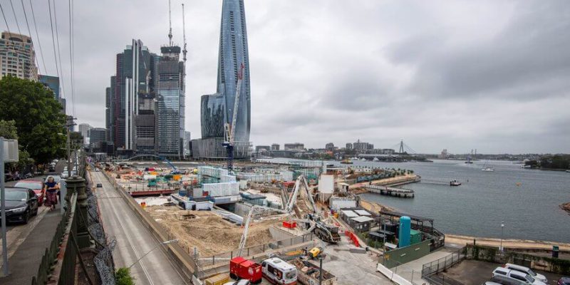 Sydney MetroBarangaroo Station Construction Site