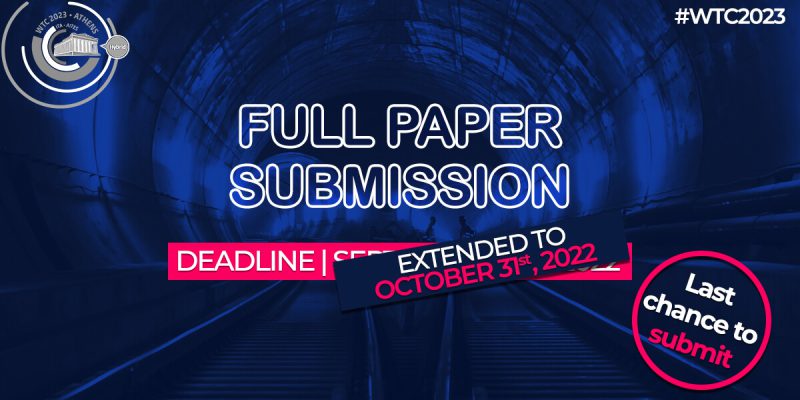 WTC 2022 Submission Deadline Expanding Banner