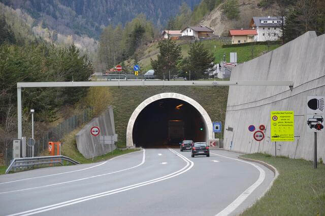 A12 Landecker Tunnel in Austria