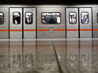 Athens Metro Line Metro Carriage