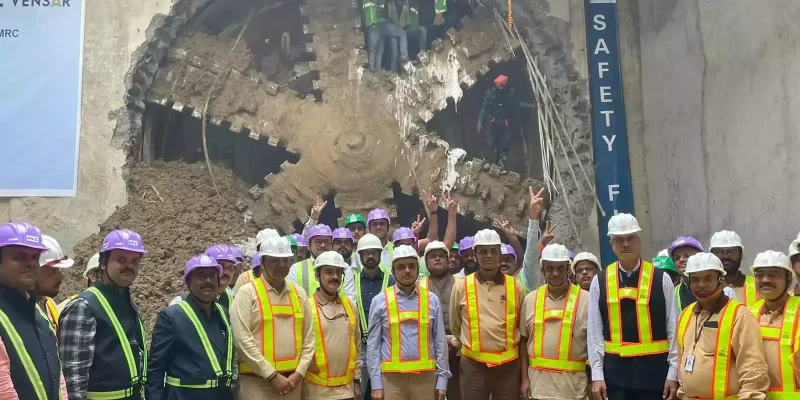 DMRC TBM Breakthrough