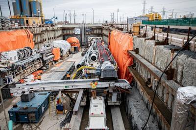 Eglinton Crosstown West Extension Construction Site