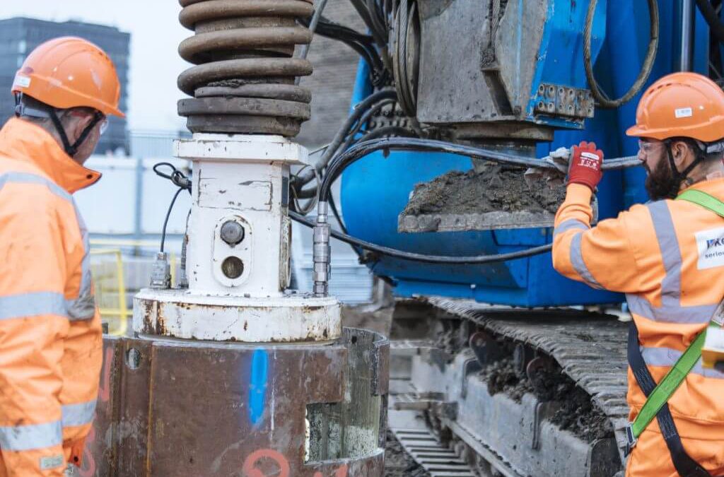 Hiper Pile Installation at HS2's Euston Site - One of the Shorlisted Projects in the Fleming Award Event