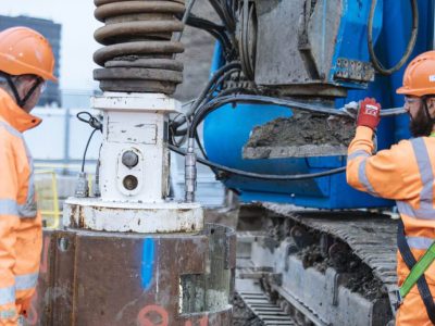 Hiper Pile Installation at HS2's Euston Site - One of the Shorlisted Projects in the Fleming Award Event