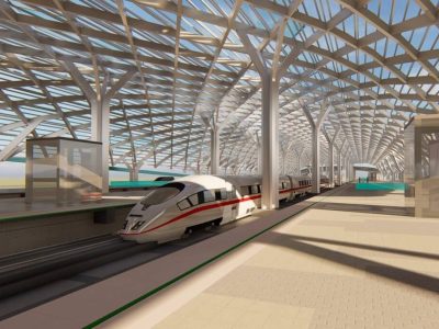 Indonesia's First High-Speed Rail Line 3D Scheme