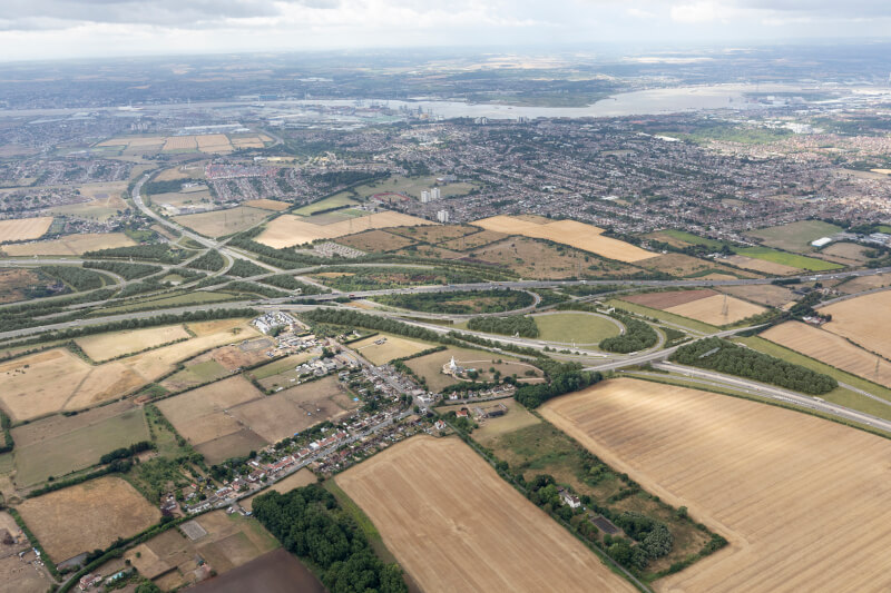 Lower Thames Crossing Aerial Photo