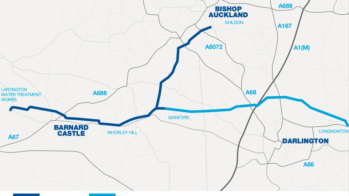 Northumbrian Water Works Route Handed Over to Farrans