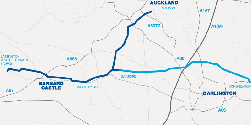 Northumbrian Water Works Route Handed Over to Farrans