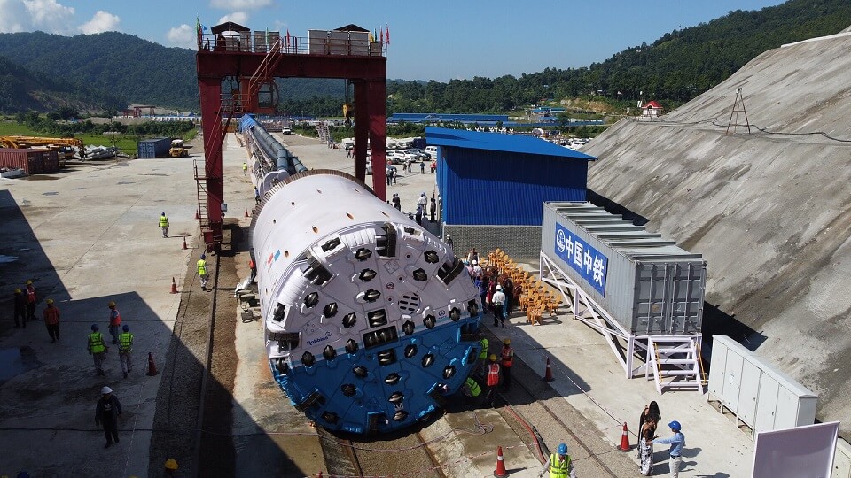 Robbins Double Shield tunnel boring machine