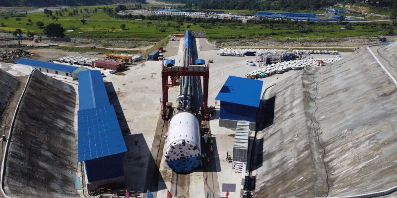 Robbins TBM in Nepalese Headrace Tunnel Project Site