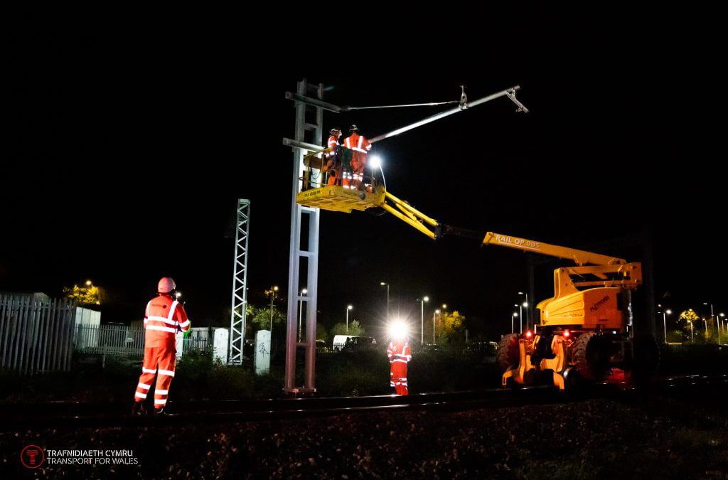 South Wales Metro Construction Site