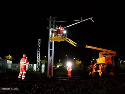 South Wales Metro Construction Site