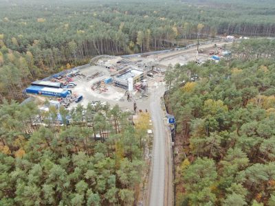 Swina Tunnel Construction Site