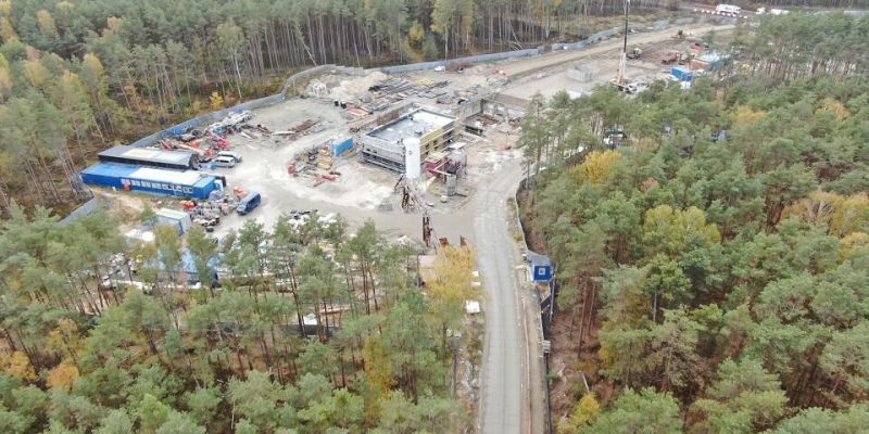 Swina Tunnel Construction Site