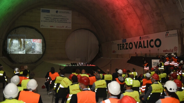 Breaktrough in Valico dei Giovi-Genoa Junction Combined Project