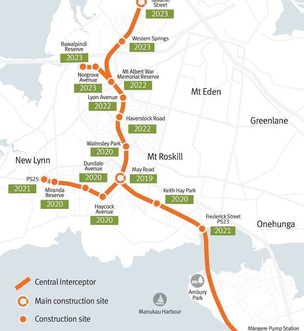 Central Interceptor Project Route