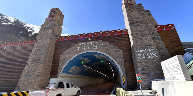 Highway Tunnel in Tibet