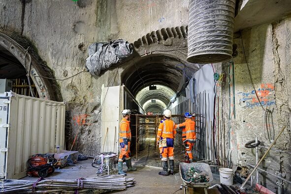 Saint Maur Creteil Tunnel Works