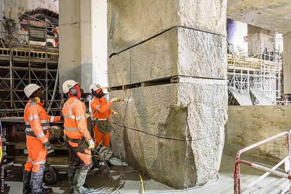 Saint Maur Creteil Tunnel Works