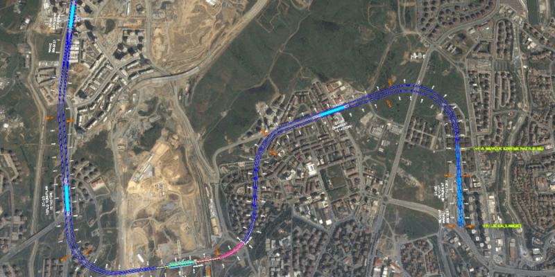 Başakşehir Kayaşehir Metro Route