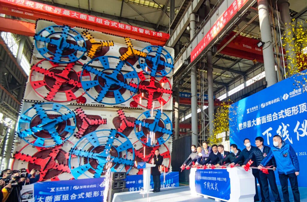 CREC 1179 Pipe Jacking Machine Offline Ceremony