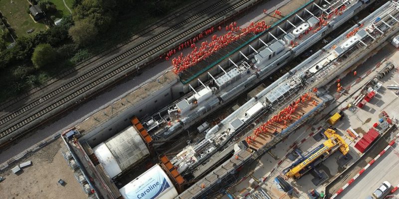 HS2 London TBM Tunnel Boring-Machine West Ruislip