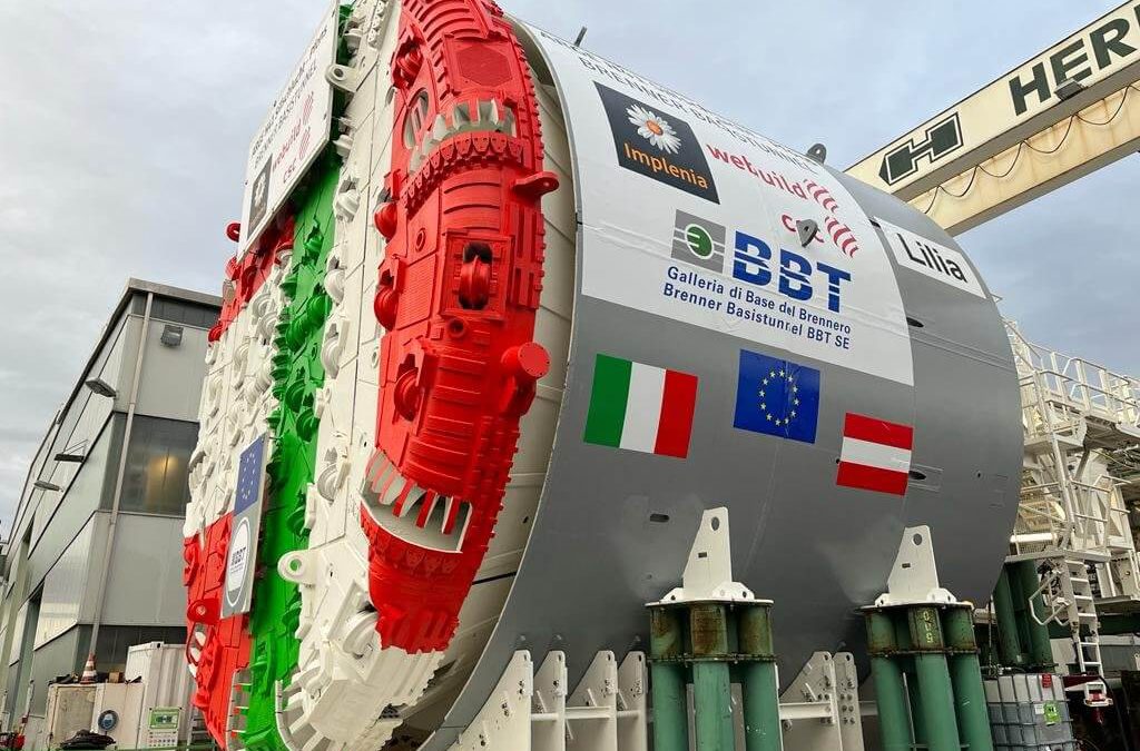 Lilia Tunnel Boring Machine for Sill Gorge-Pfons Construction