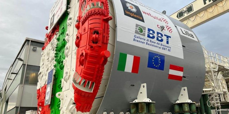 Lilia Tunnel Boring Machine for Sill Gorge-Pfons Construction