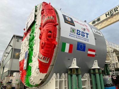 Lilia Tunnel Boring Machine for Sill Gorge-Pfons Construction