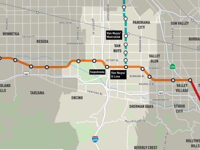 Part of Sepulveda Transit Corridor Project