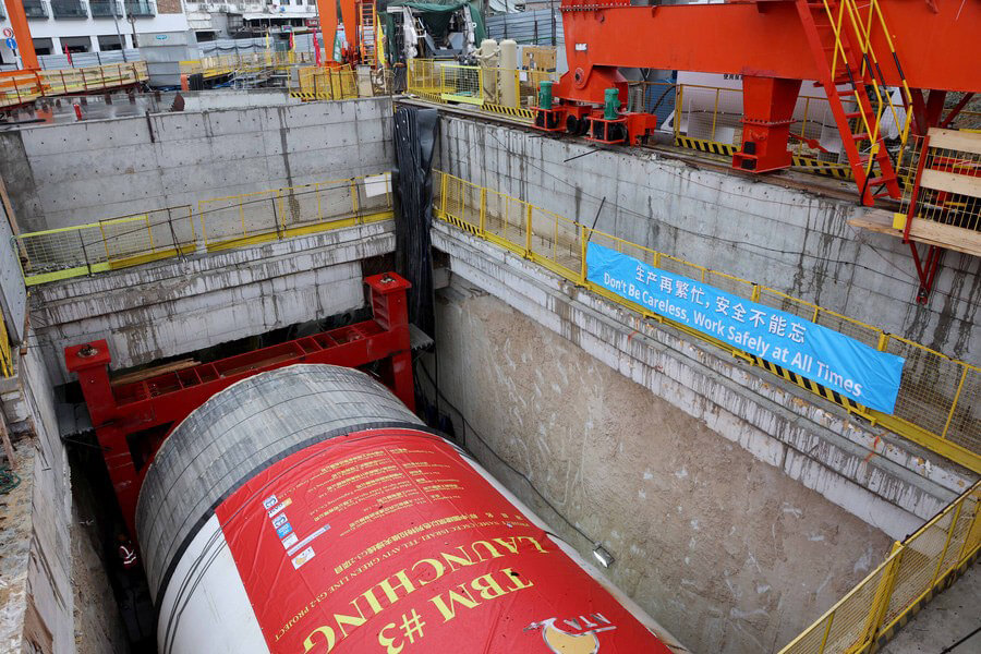 TBM Launched for Tel Aviv Green Line