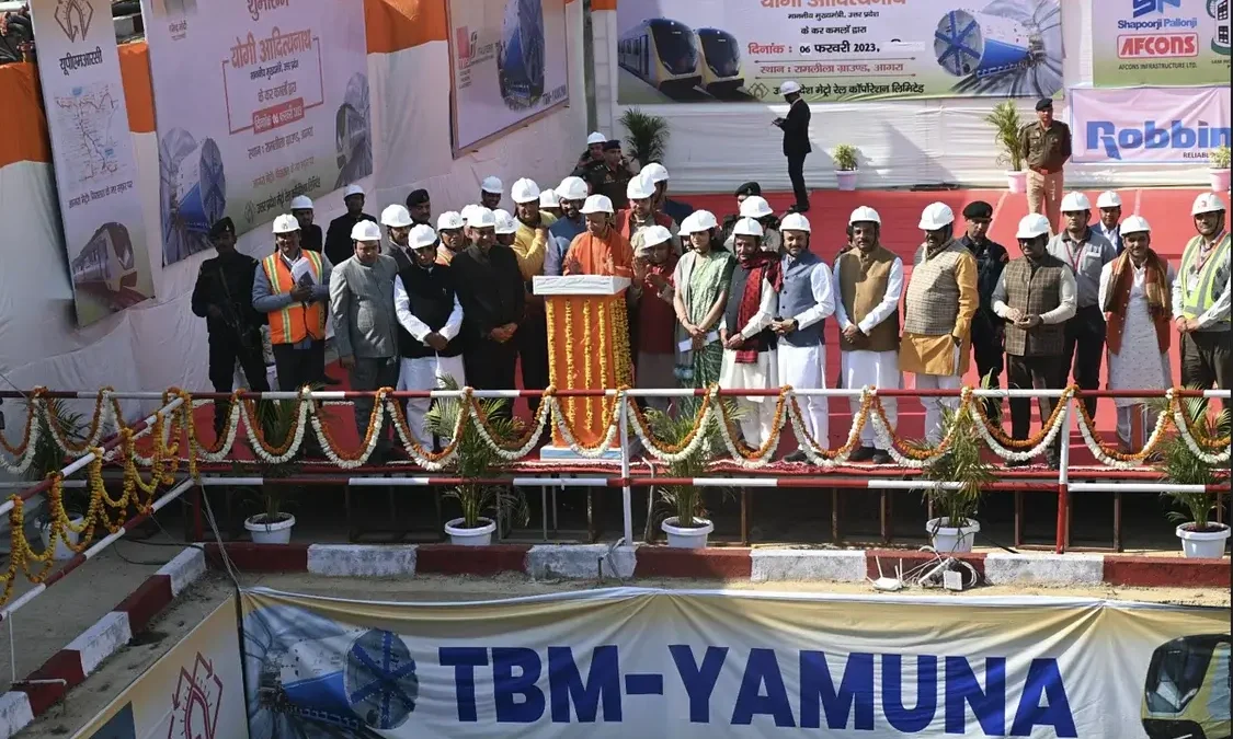 Agra Metro Tunnel Inaugurat