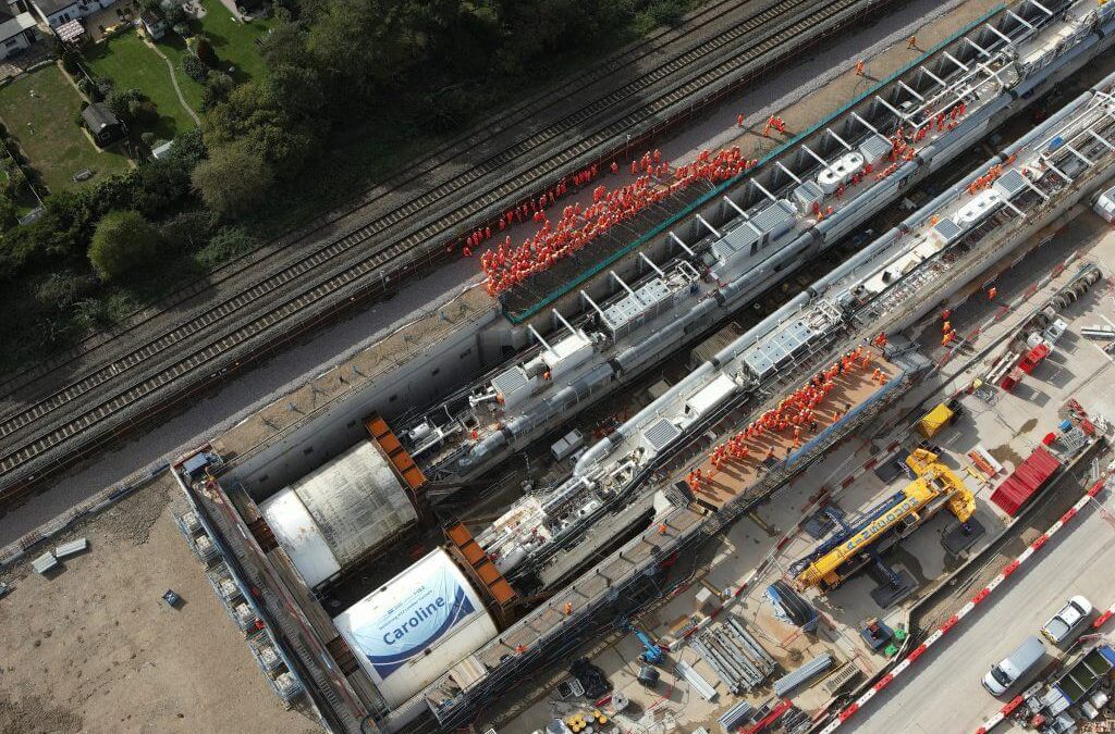 HS2 Tunneling Process at Ruislip