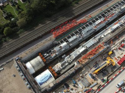 HS2 Tunneling Process at Ruislip