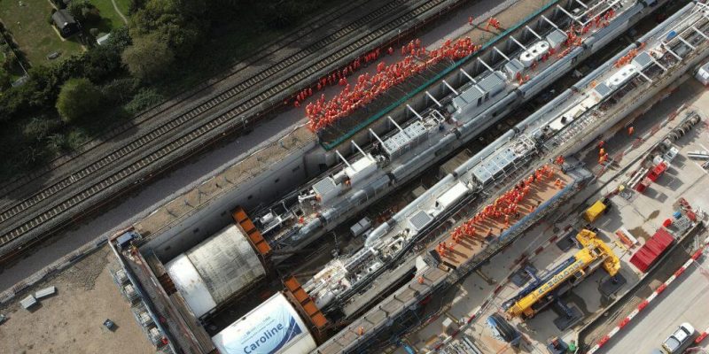 HS2 Tunneling Process at Ruislip